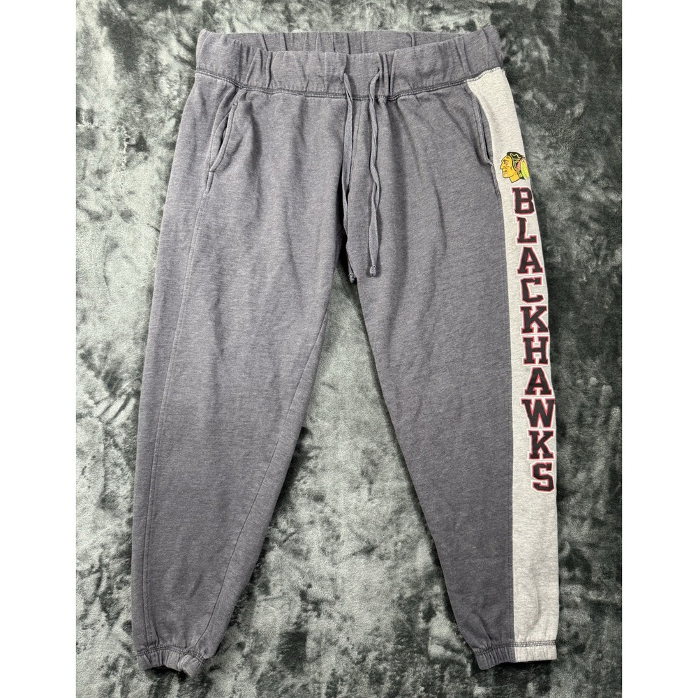 Chicago Blackhawks Concepts Sport Sweatpants Mens XL Gray NHL Jogger Lounge Pant